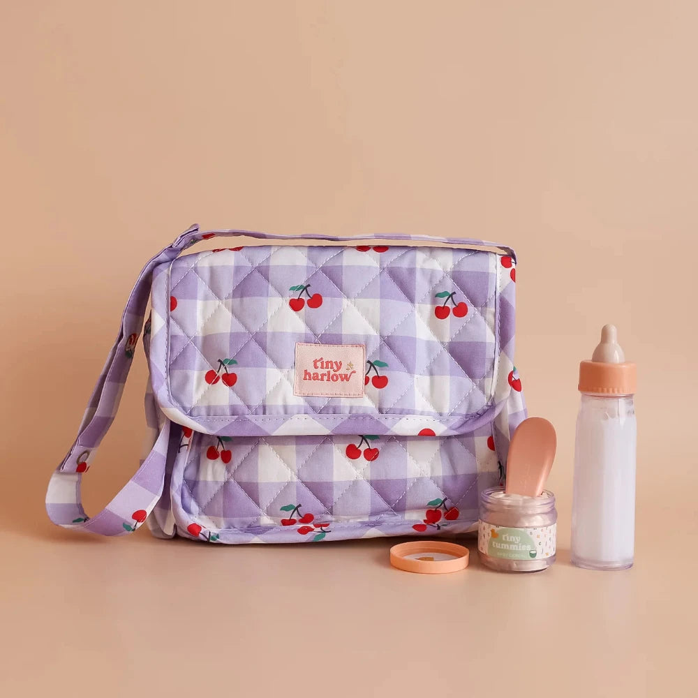 TINY HARLOW TINY NURTURERS SET LILAC CHERRY