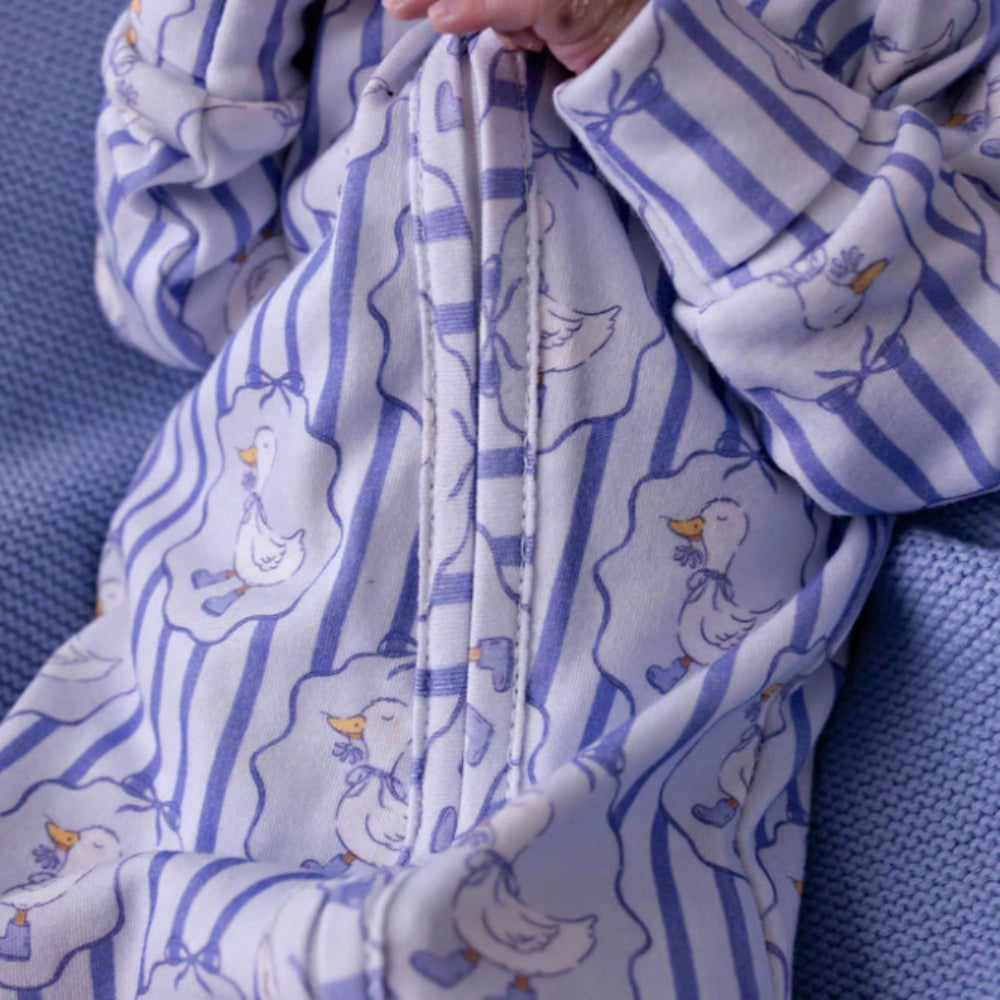 LIL GOOSE ZIPSUIT 0-3 MONTHS
