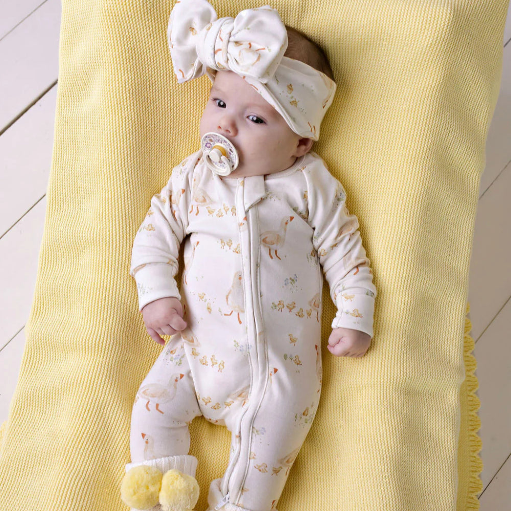PUDDLEDUCK ZIPSUIT 0-3 MONTHS