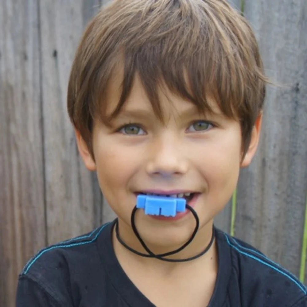 JELLYSTONE DESIGNS SILICONE PENDANT ROBOT BLUE HAWAIIAN