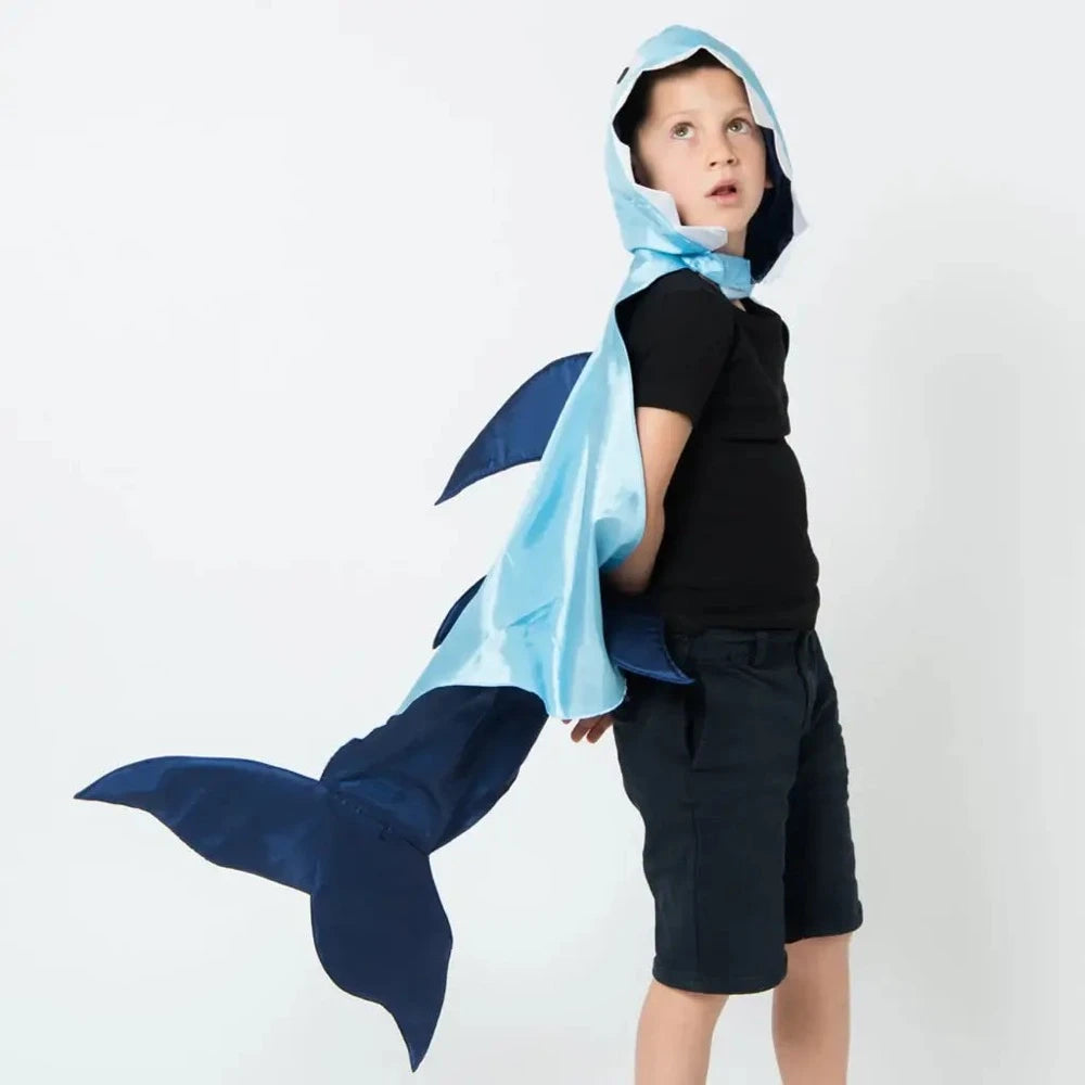 FAIRY GIRLS SHARK CAPE