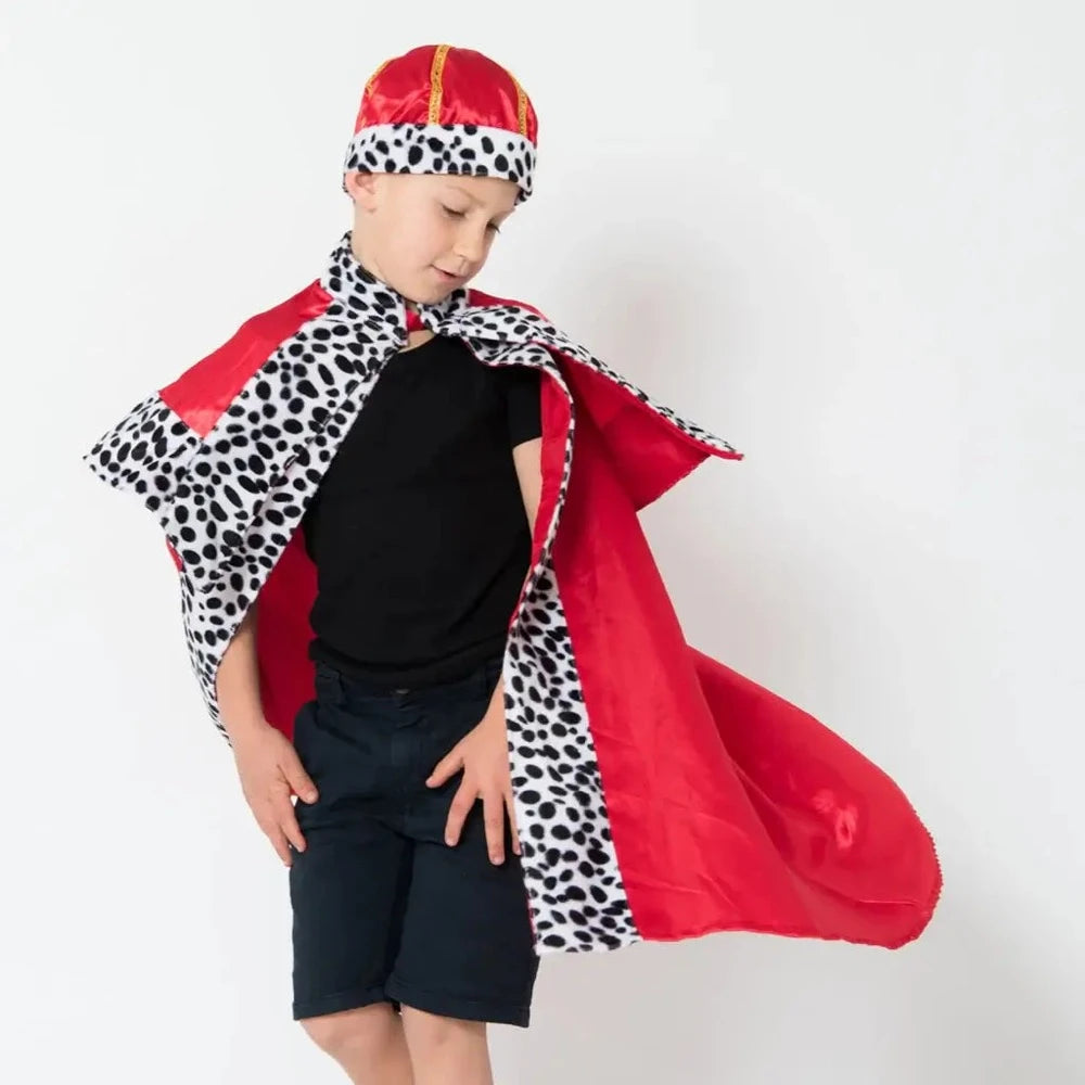 FAIRY GIRLS KING CAPE AND HAT COSTUME
