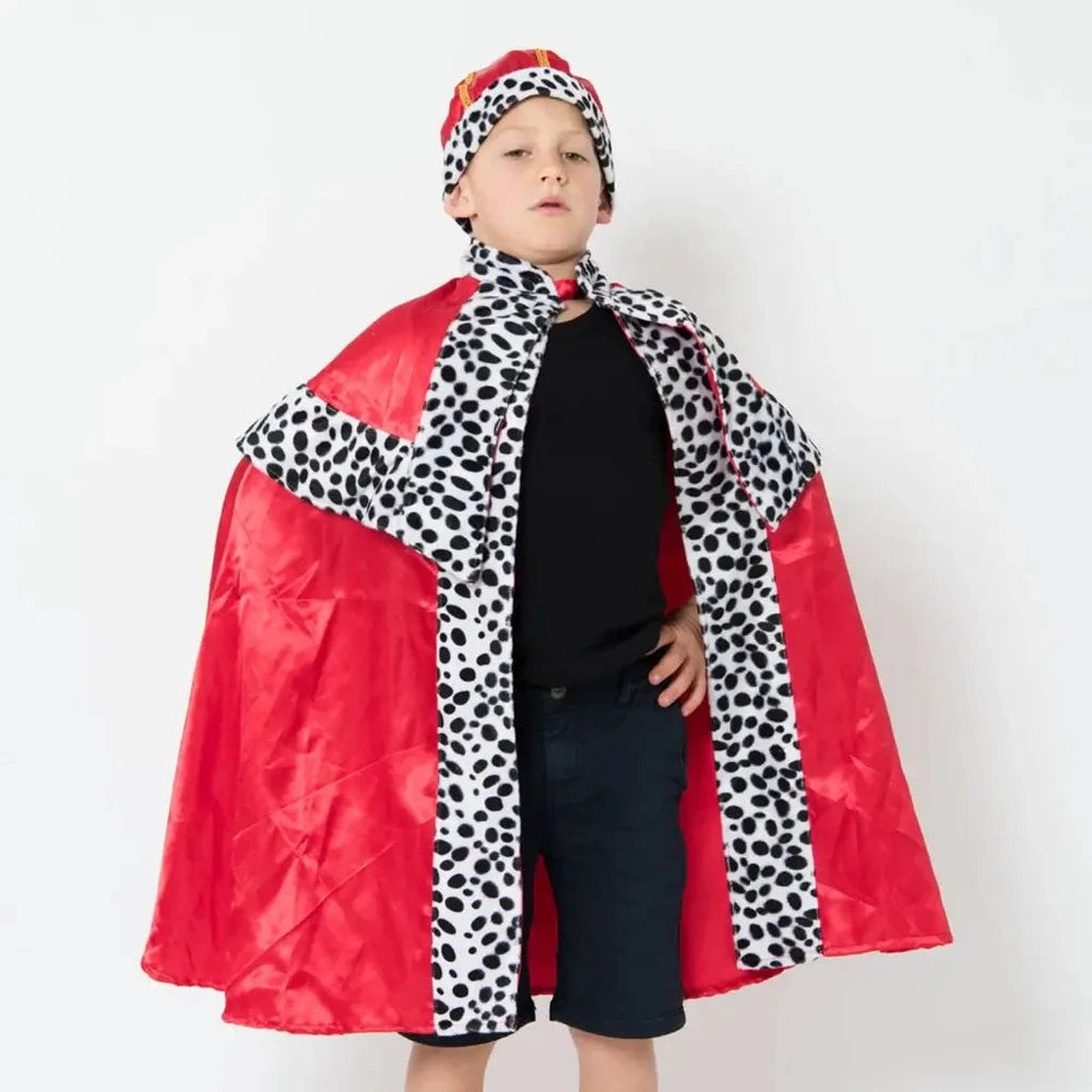 FAIRY GIRLS KING CAPE AND HAT COSTUME