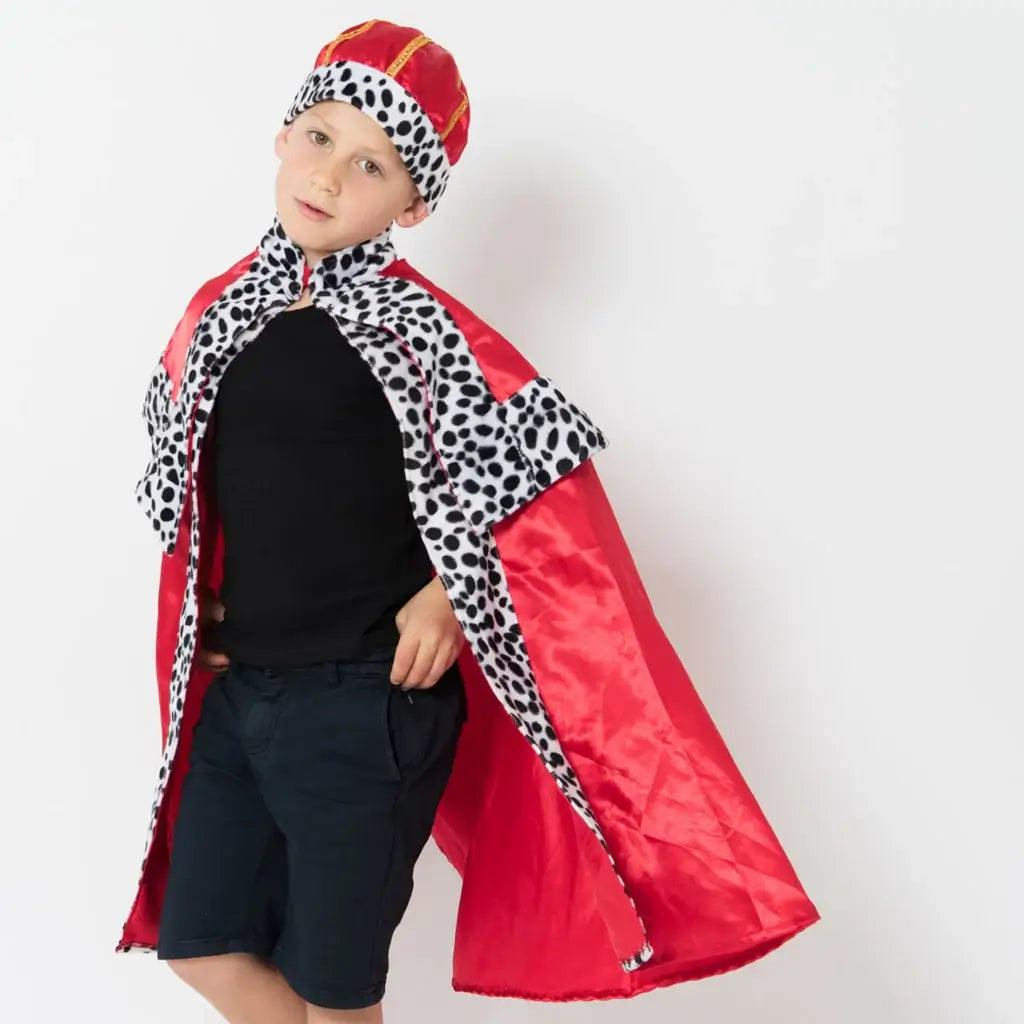 FAIRY GIRLS KING CAPE AND HAT COSTUME