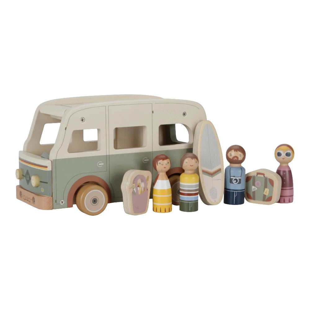 LITTLE DUTCH WOODEN VINTAGE CAMPERVAN