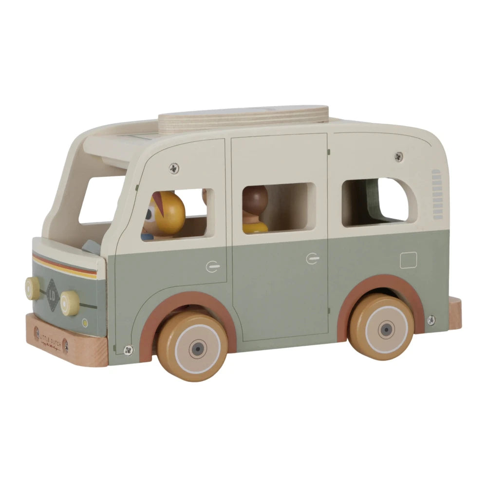LITTLE DUTCH WOODEN VINTAGE CAMPERVAN
