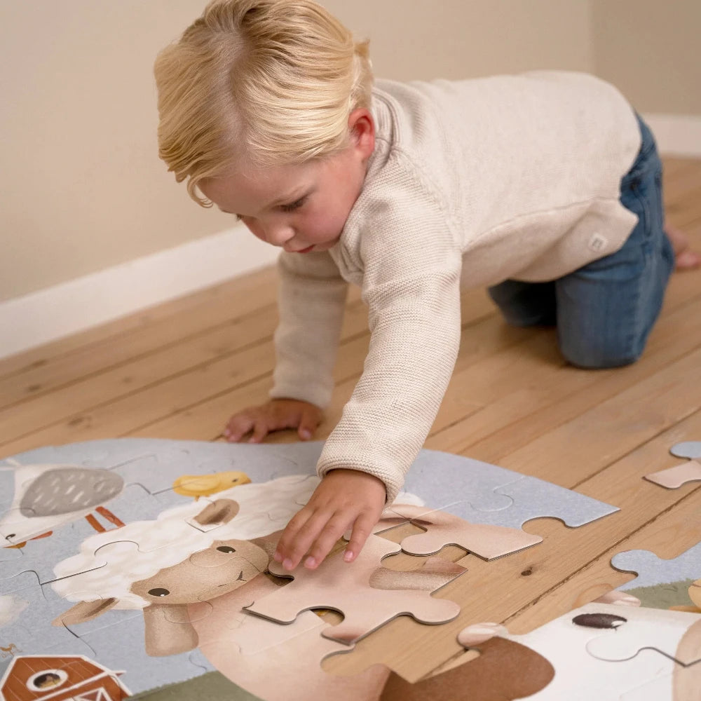 LITTLE DUTCH LITTLE FARM FLOOR PUZZLE 42 PIECES