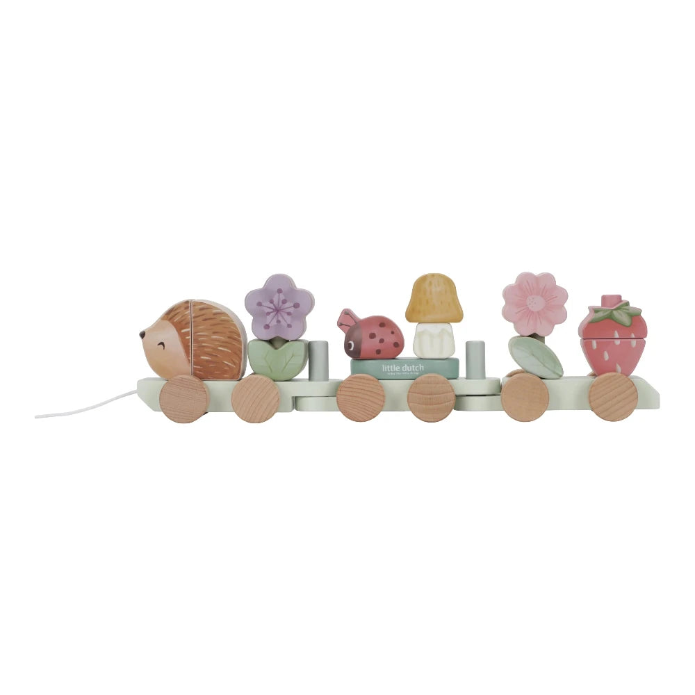 LITTLE DUTCH FAIRY GARDEN STACKING TRAIN HEDGEHOG