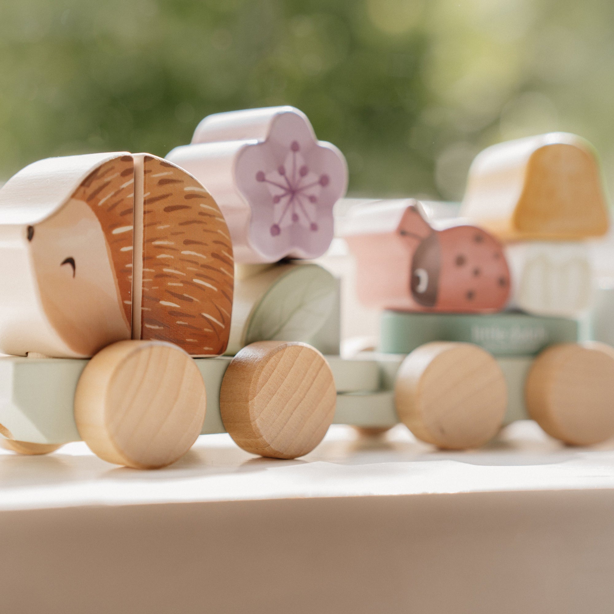 LITTLE DUTCH FAIRY GARDEN STACKING TRAIN HEDGEHOG
