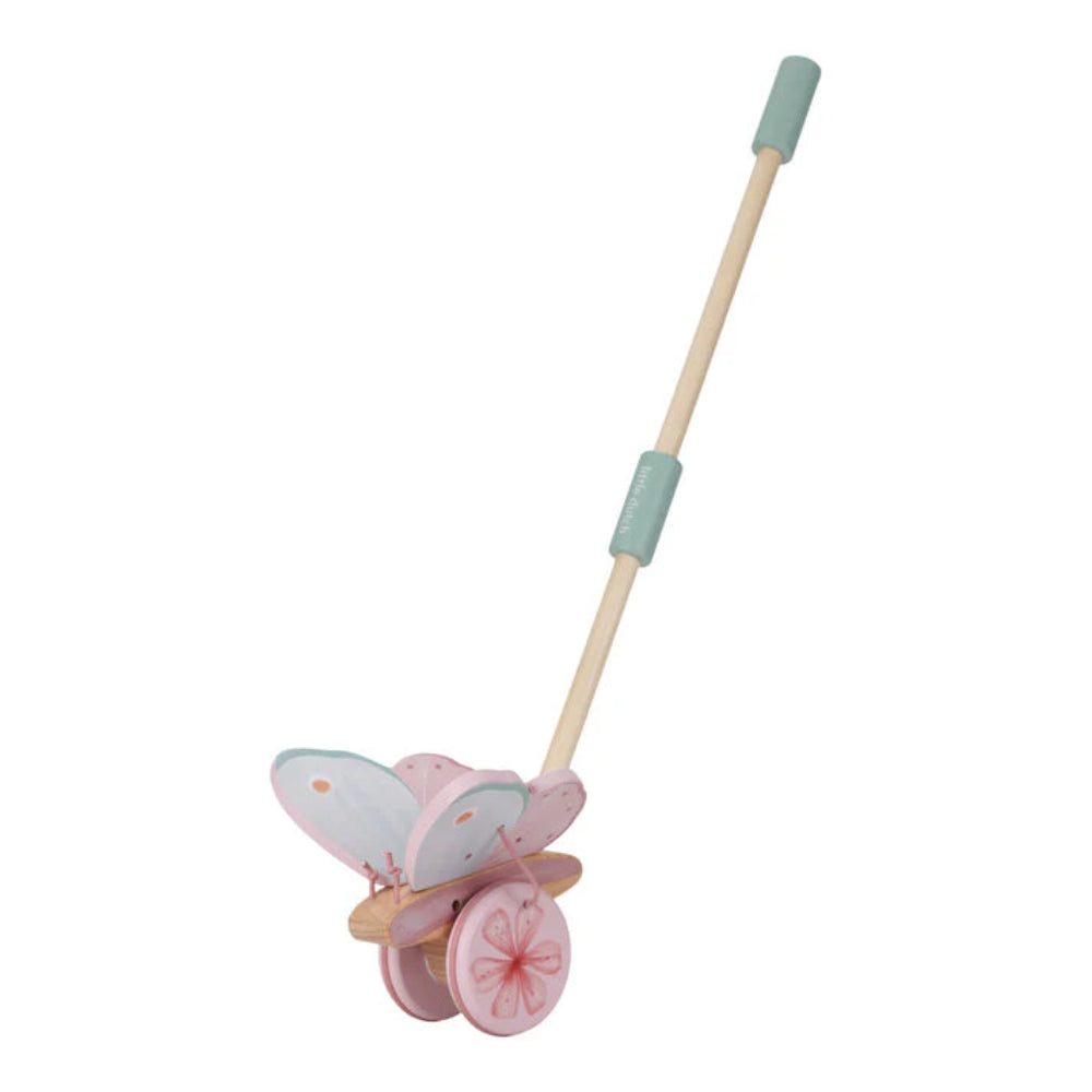 LITTLE DUTCH WOODEN PUSH ALONG BUTTERFLY