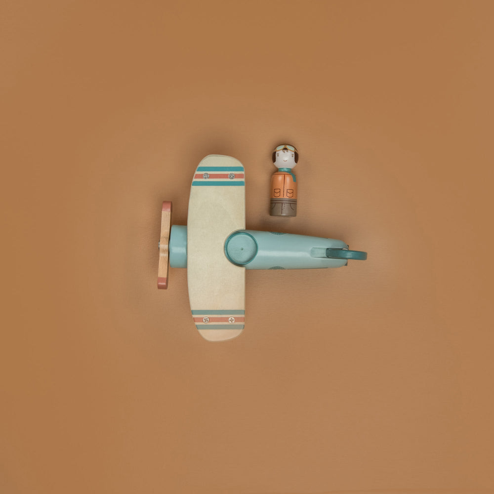 LITTLE DUTCH WOODEN TOY AIRPLANE
