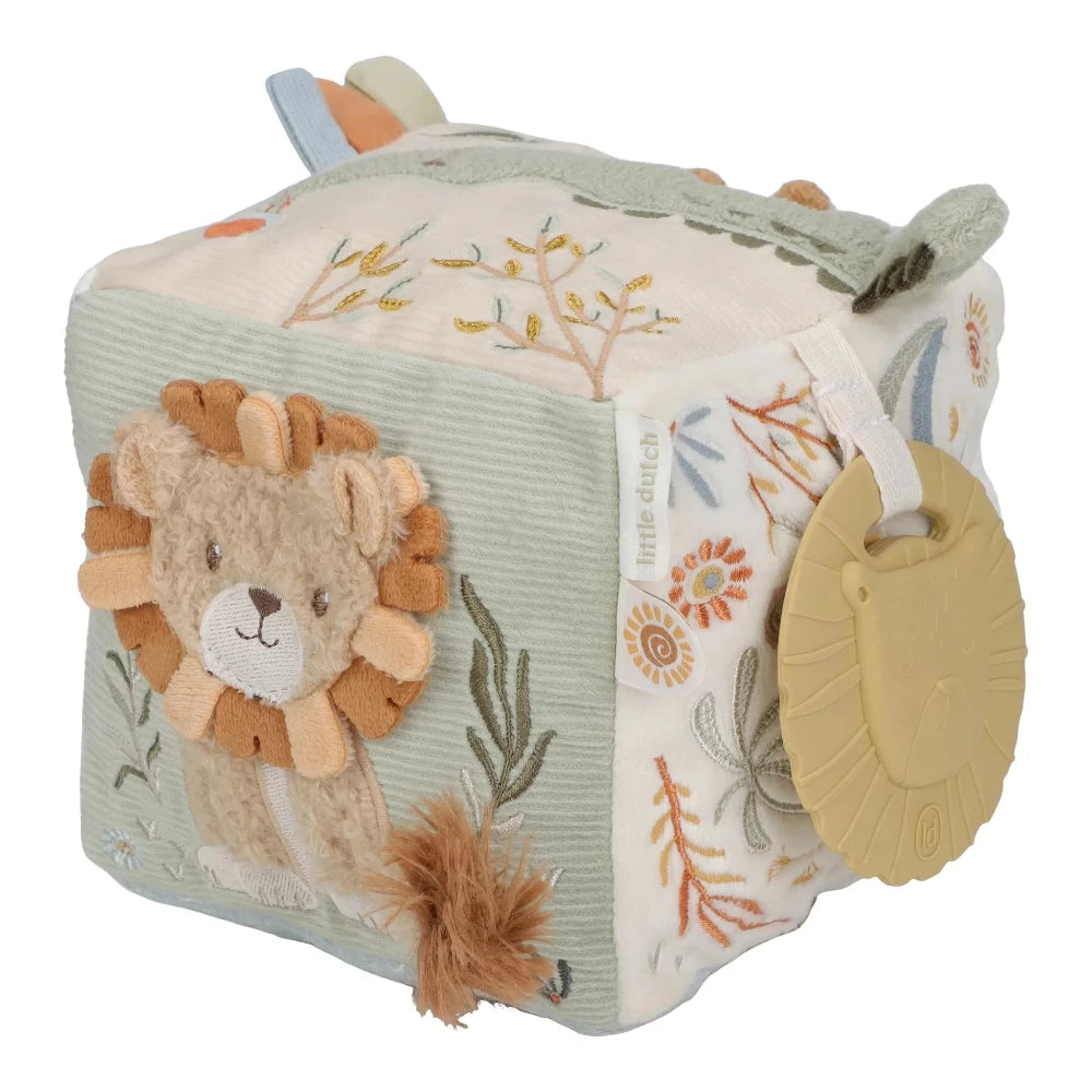 LITTLE DUTCH SAFARI FRIENDS SOFT ACTIVITY CUBE