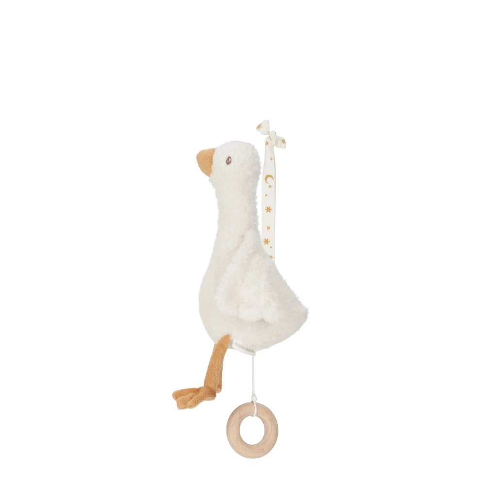 LITTLE DUTCH NEWBORN NATURALS LITTLE GOOSE MUSIC BOX