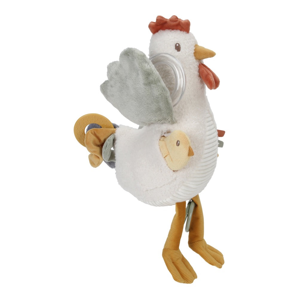LITTLE DUTCH LITTLE FARM ACTIVITY CHICKEN 25CM PLUSH
