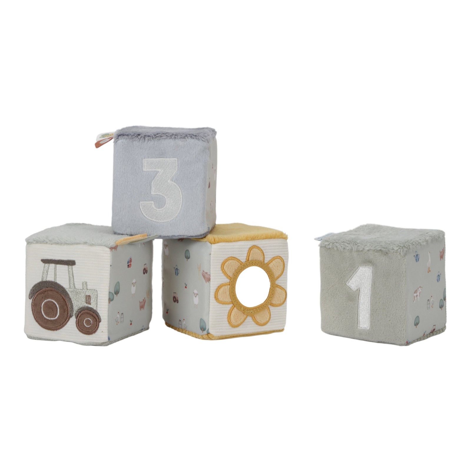LITTLE DUTCH LITTLE FARM SOFT CUBES