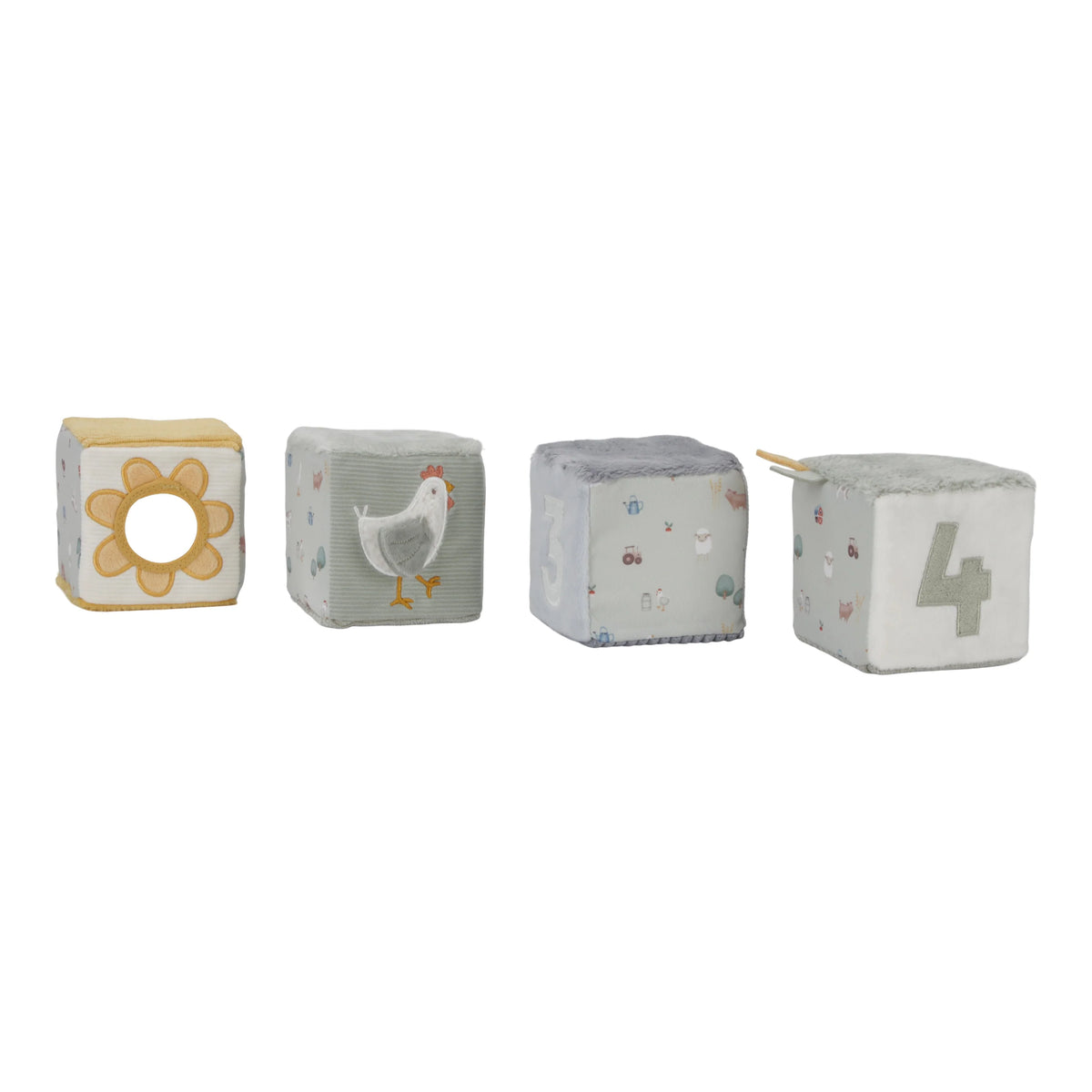 LITTLE DUTCH LITTLE FARM SOFT CUBES