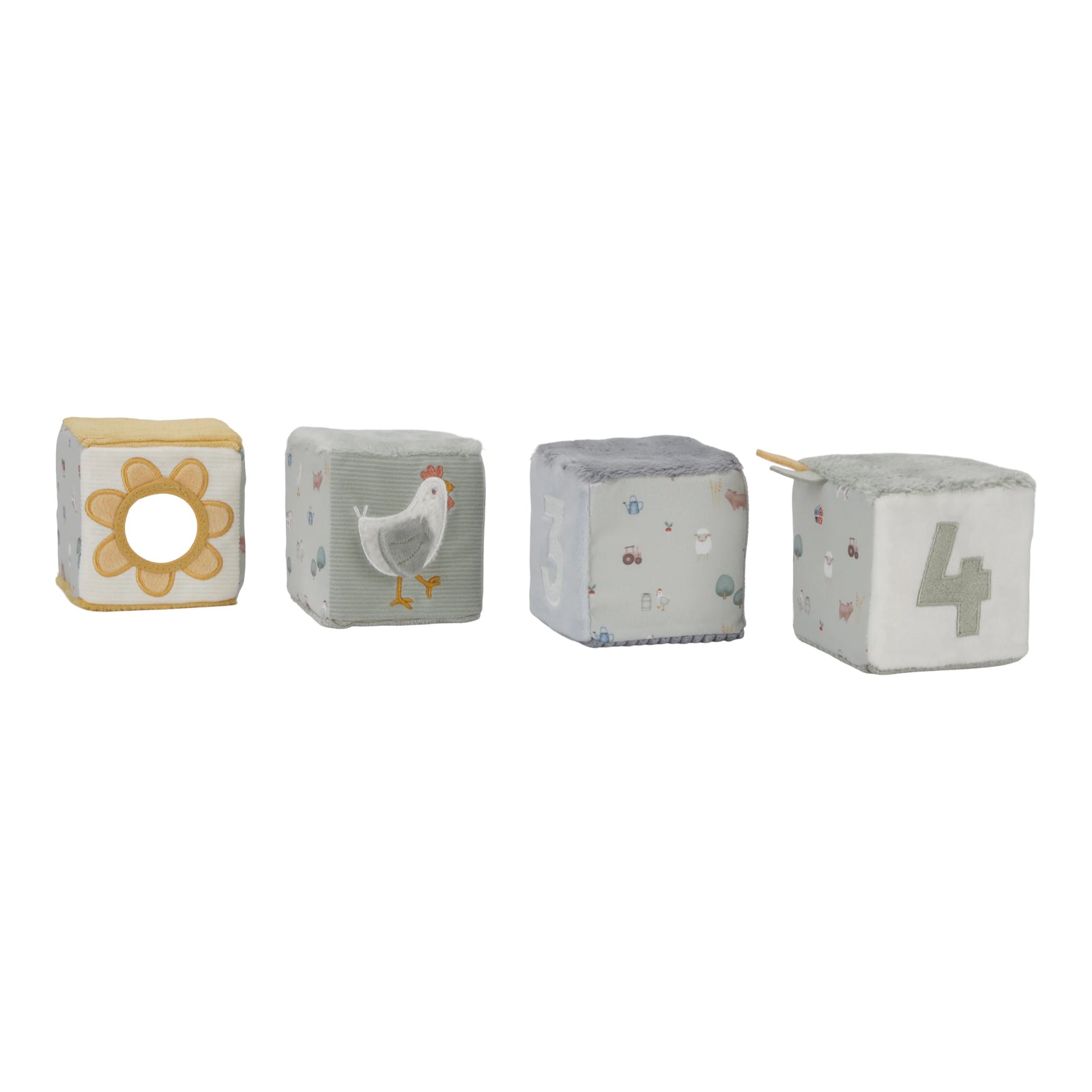 LITTLE DUTCH LITTLE FARM SOFT CUBES