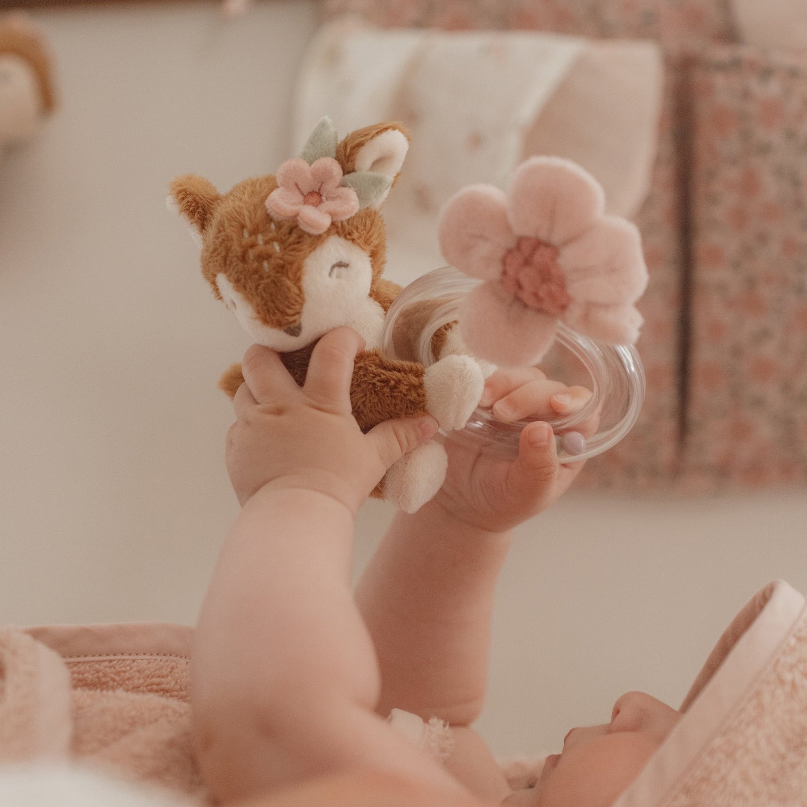 LITTLE DUTCH FAIRY GARDEN RATTLE RING DEER
