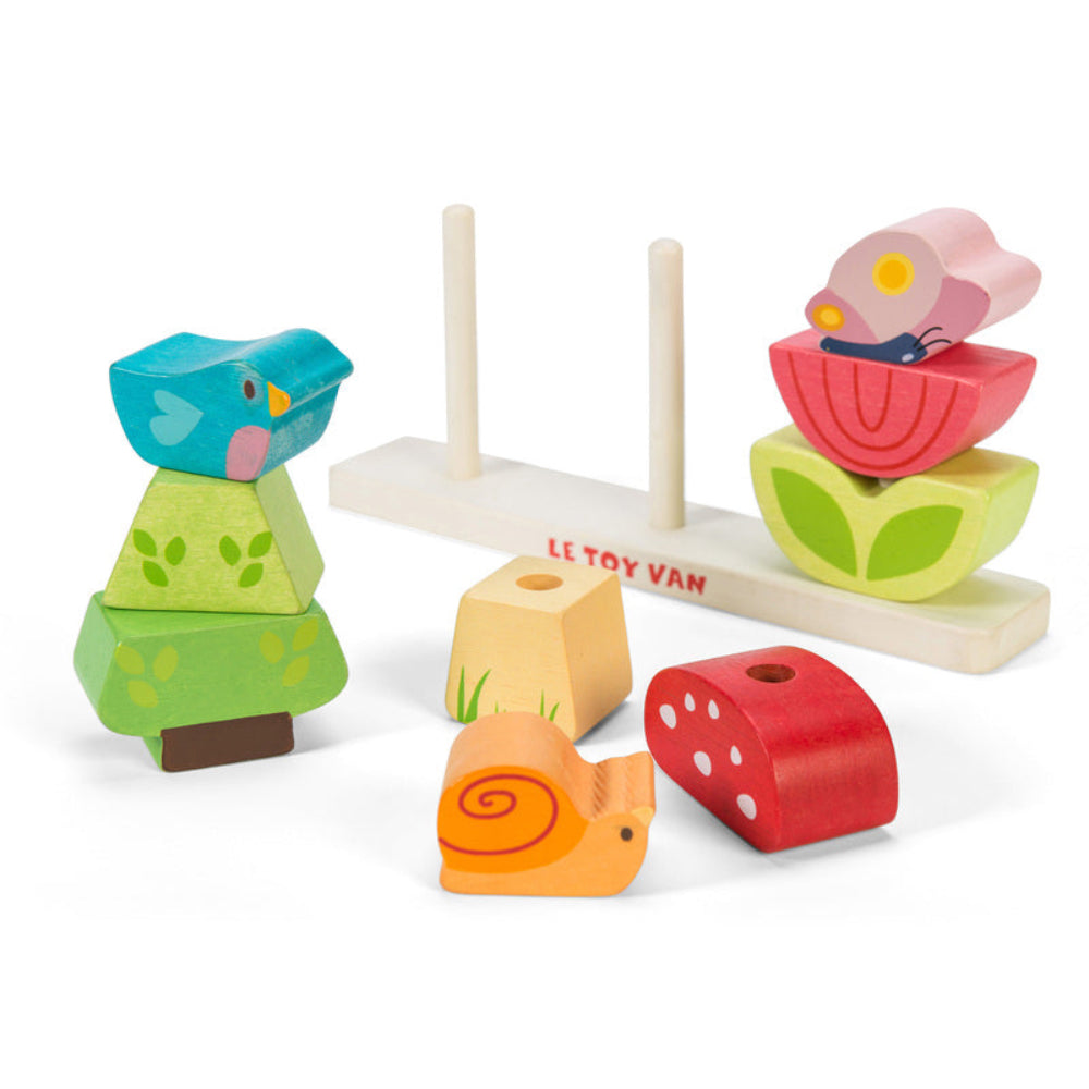 LE TOY VAN STACKING WOODLAND GARDEN