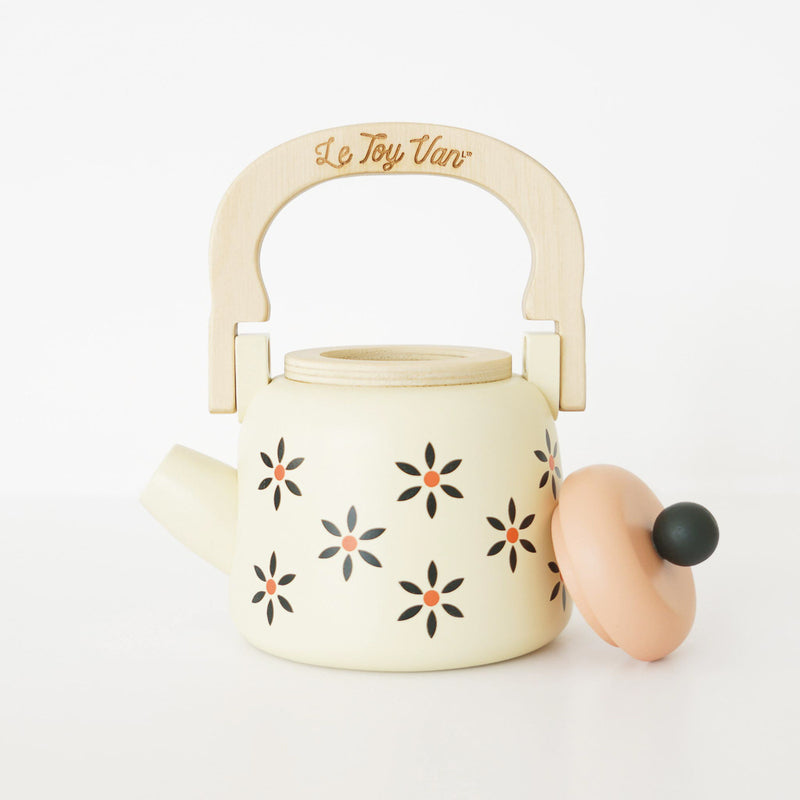VINTAGE WOODEN TEA KETTLE
