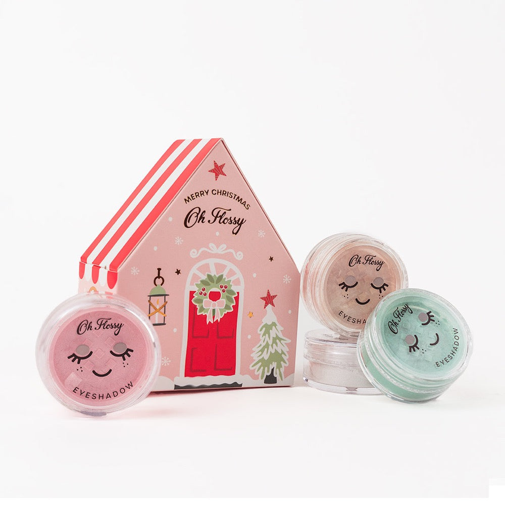 OH FLOSSY CHRISTMAS HOUSE EYESHADOW SET