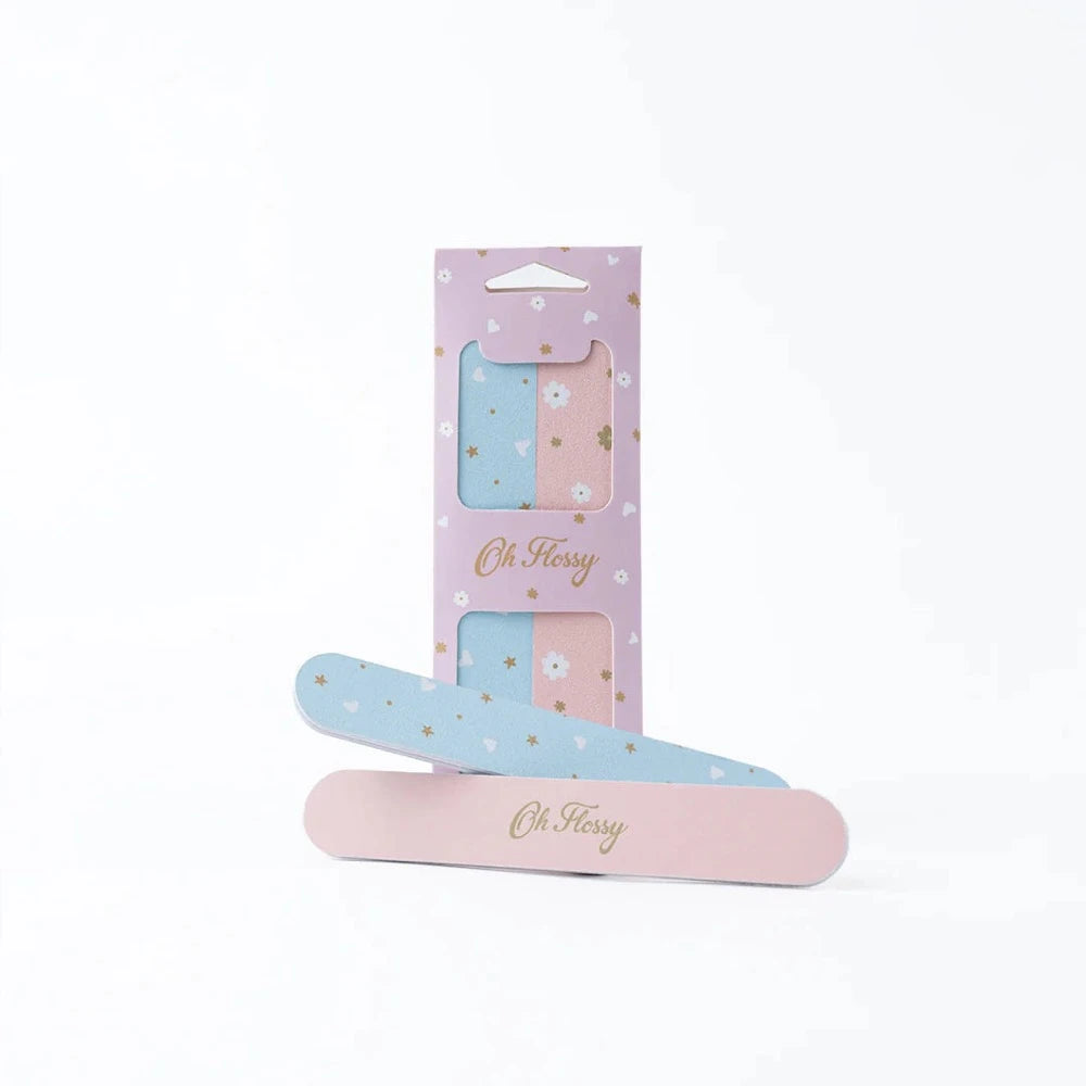 OH FLOSSY KIDS NAIL FILES 2 PACK