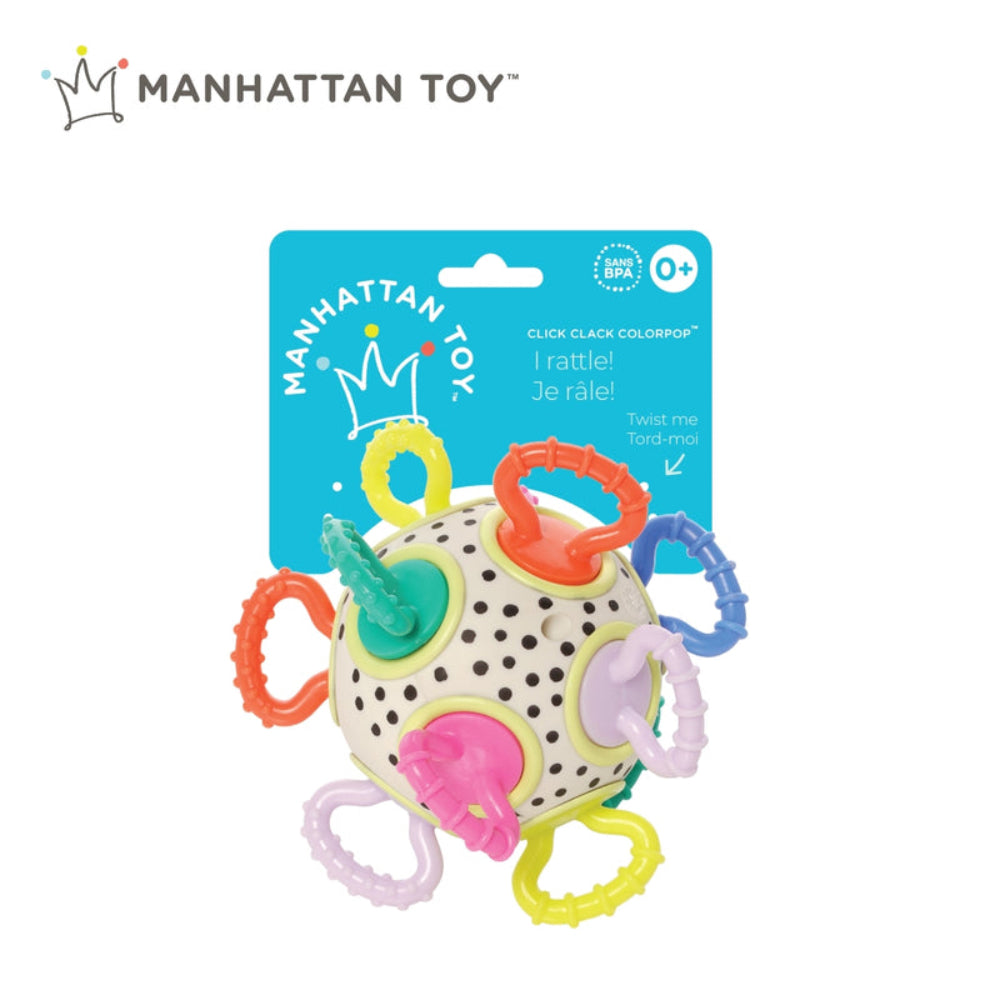 MANHATTAN TOY CLICK CLACK COLORPOP