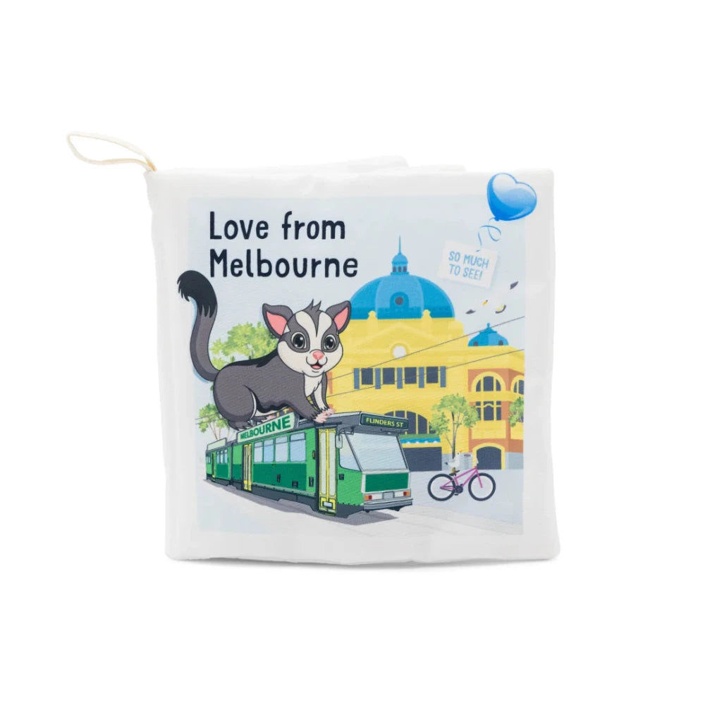 JELLYSTONE DESIGNS BABY SOFT BOOK LOVE FROM MELBOURNE