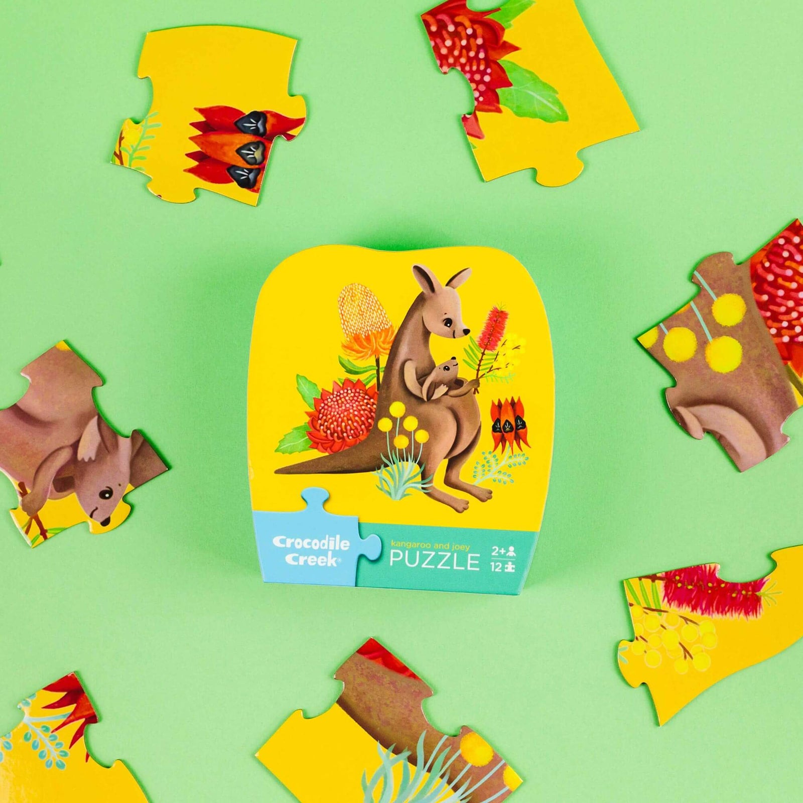 CROCODILE CREEK KANGAROO AND JOEY PUZZLE