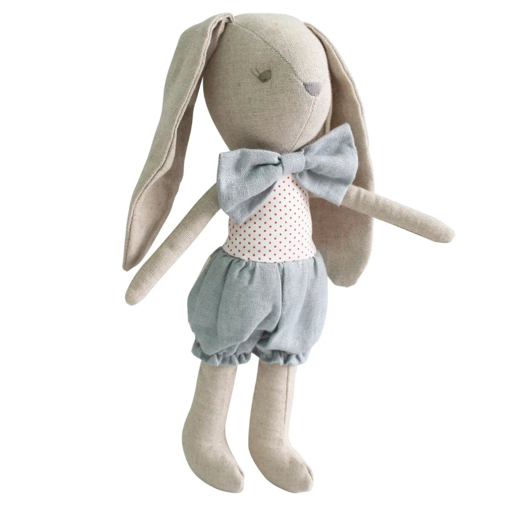 BABY BOY BUNNY GREY AND RED