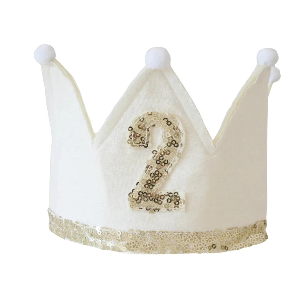 ALIMROSE 2ND BIRTHDAY CROWN IVORY