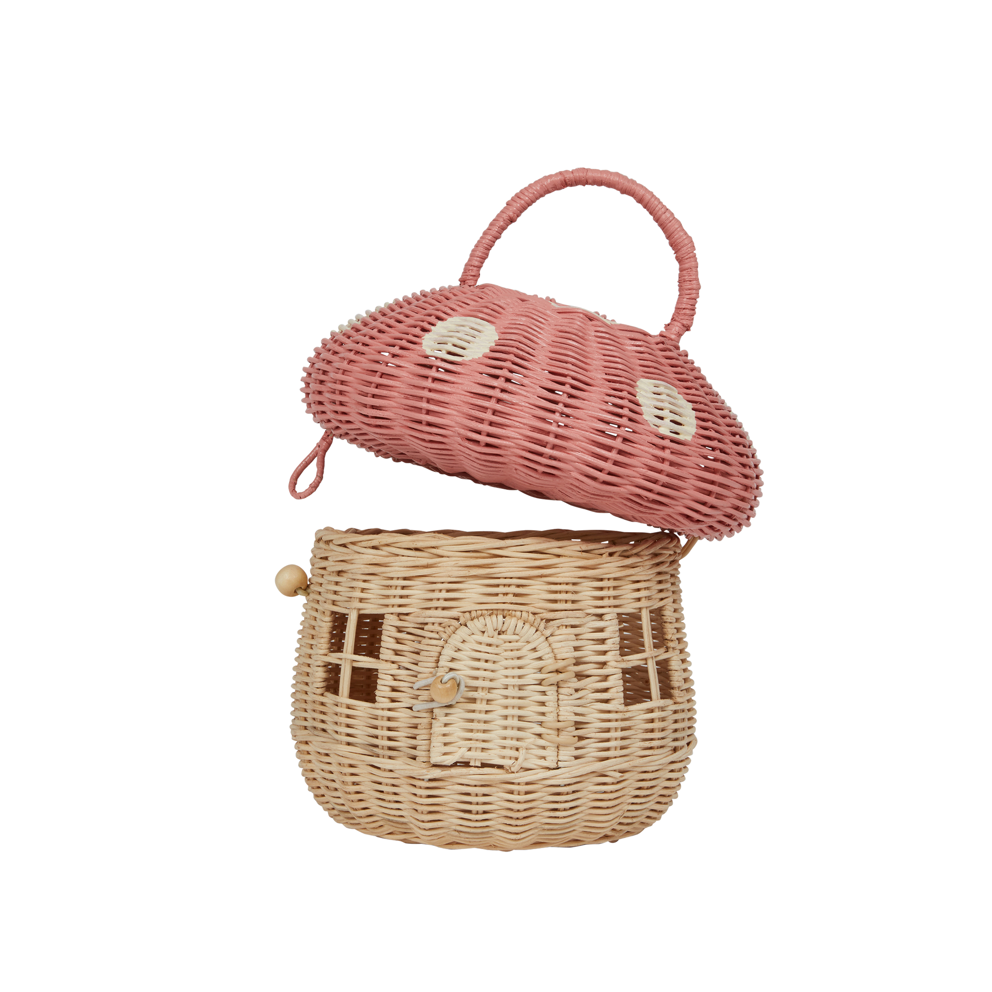 RATTAN MUSHROOM BASKET MUSK