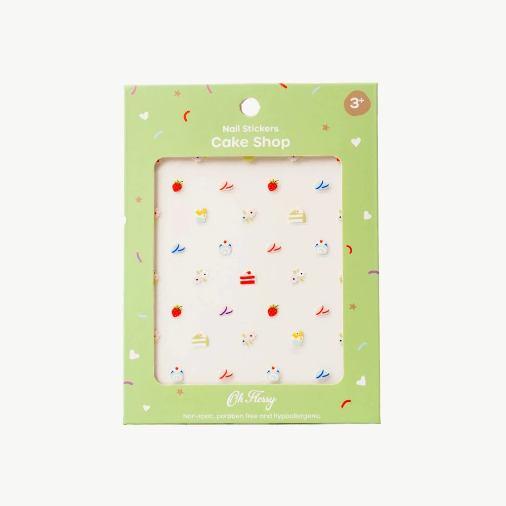 OH FLOSSY NAIL STICKERS CAKE SHOP