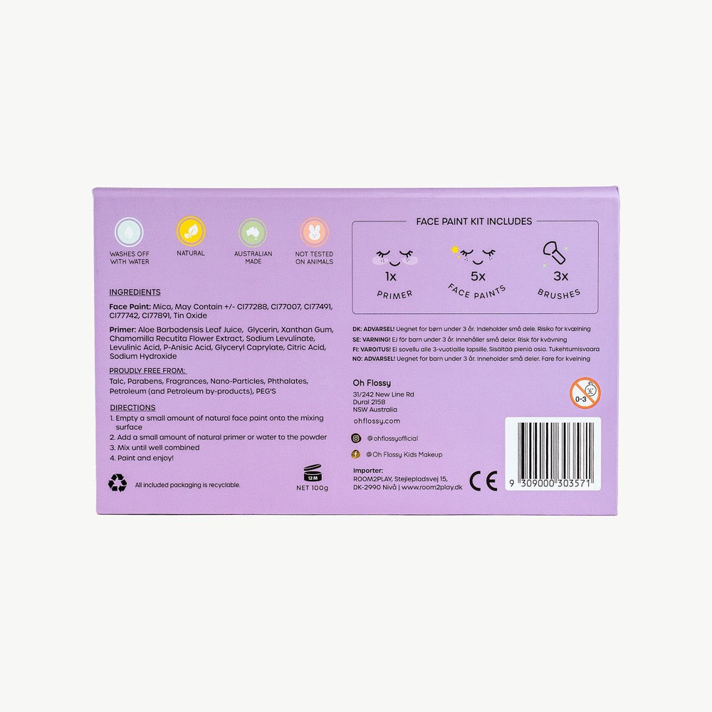 OH FLOSSY FACE PAINT SET MAGIC GARDEN