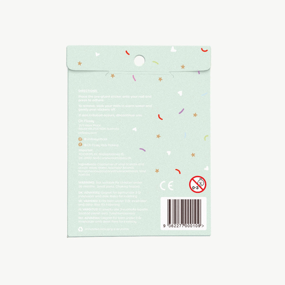 OH FLOSSY NAIL STICKERS AUSTRALIAN