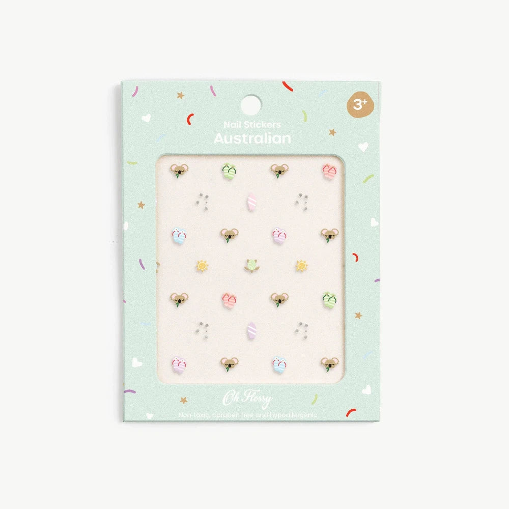 OH FLOSSY NAIL STICKERS AUSTRALIAN