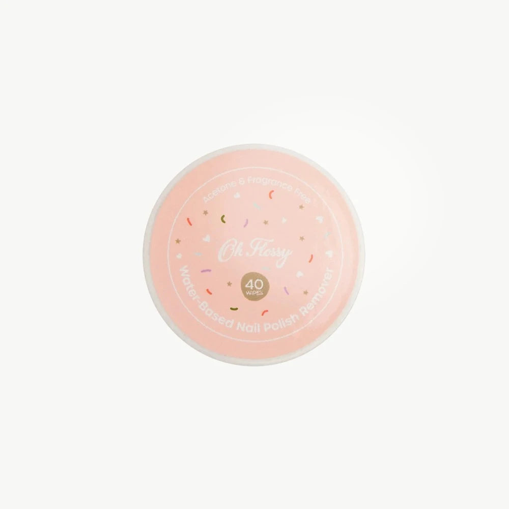 OH FLOSSY WATER BASED NAIL POLISH REMOVER WIPES