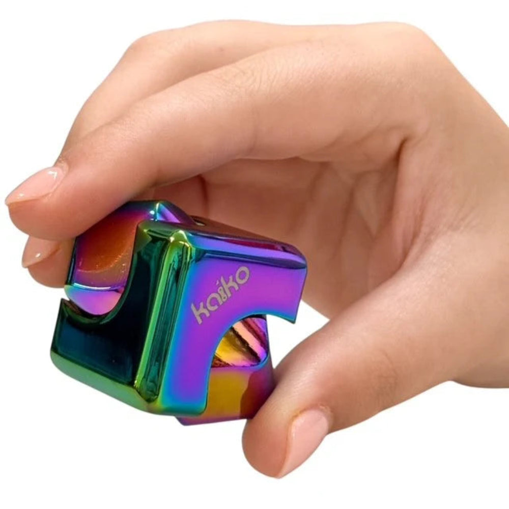 KAIKO METAL SPINNING CUBE OIL SLICK
