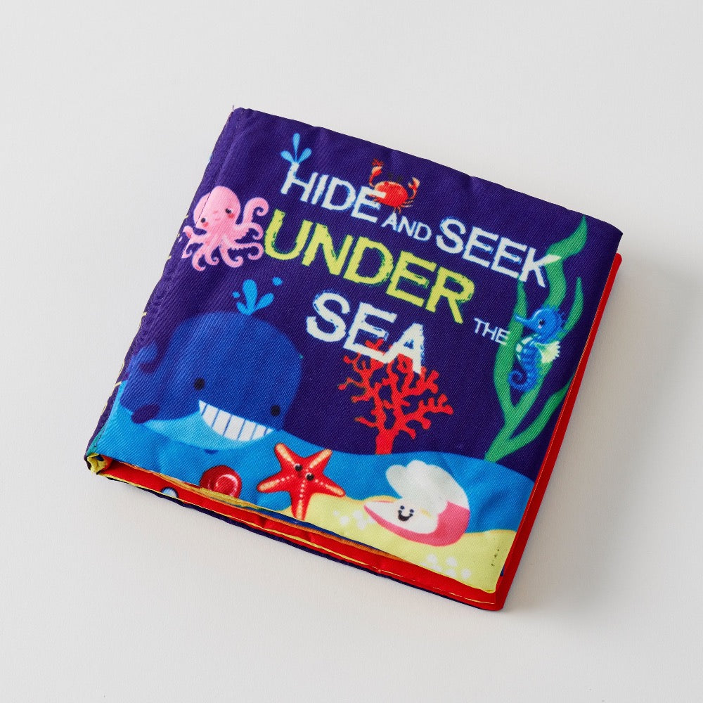 JIGGLE AND GIGGLE ACTIVITY FABRIC BOOK HIDE AND SEEK UNDER THE SEA