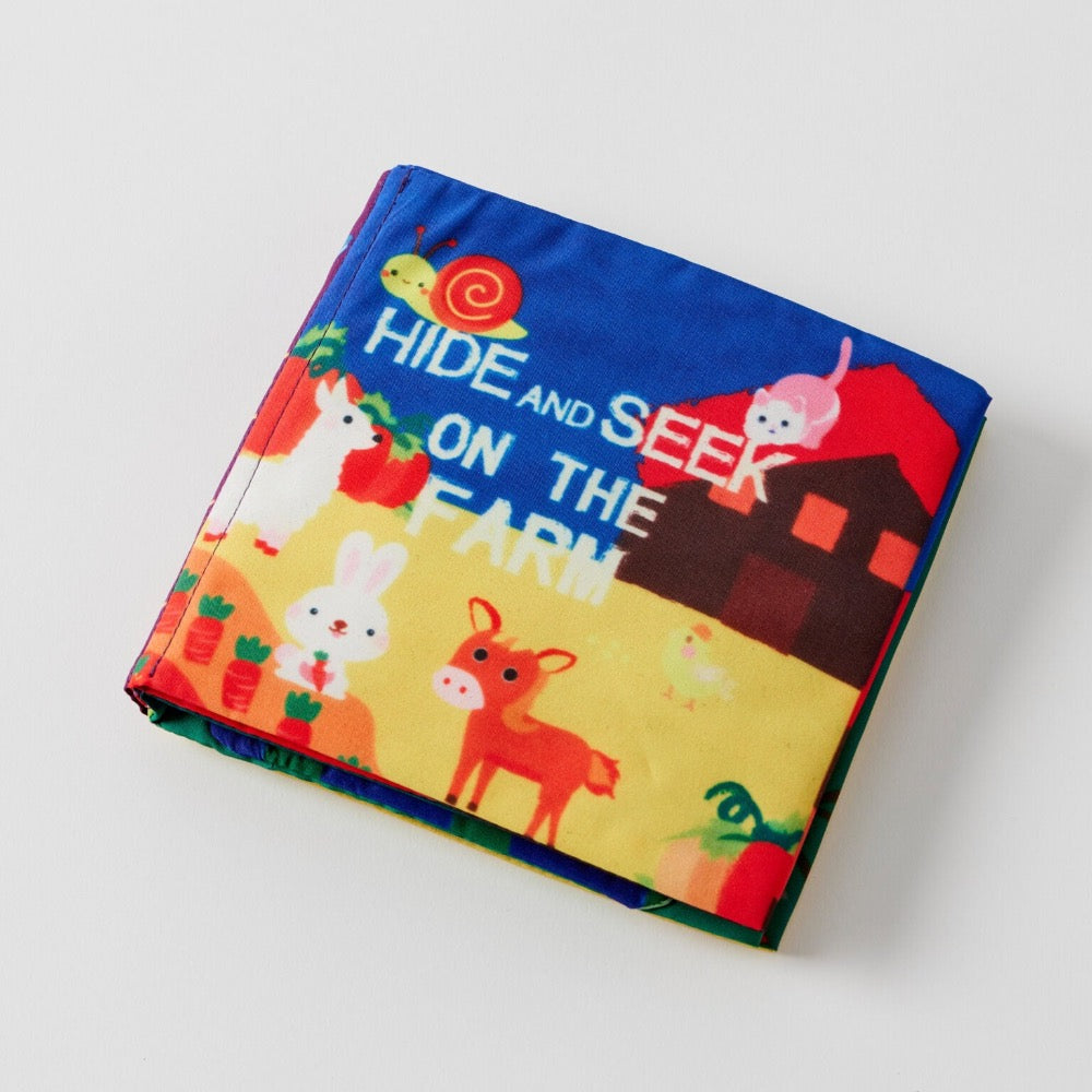 JIGGLE AND GIGGLE ACTIVITY FABRIC BOOK HIDE AND SEEK ON THE FARM