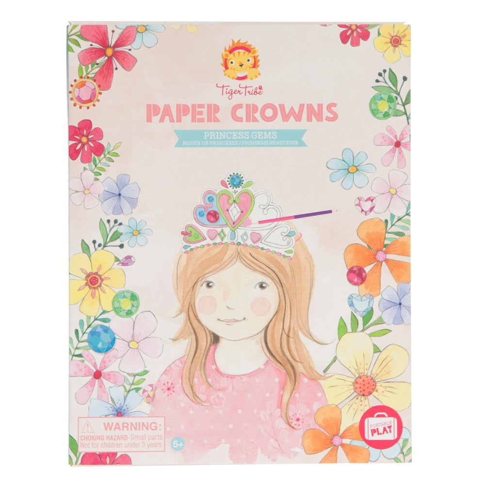 TIGER TRIBE PAPER CROWNS - PRINCESS GEMS
