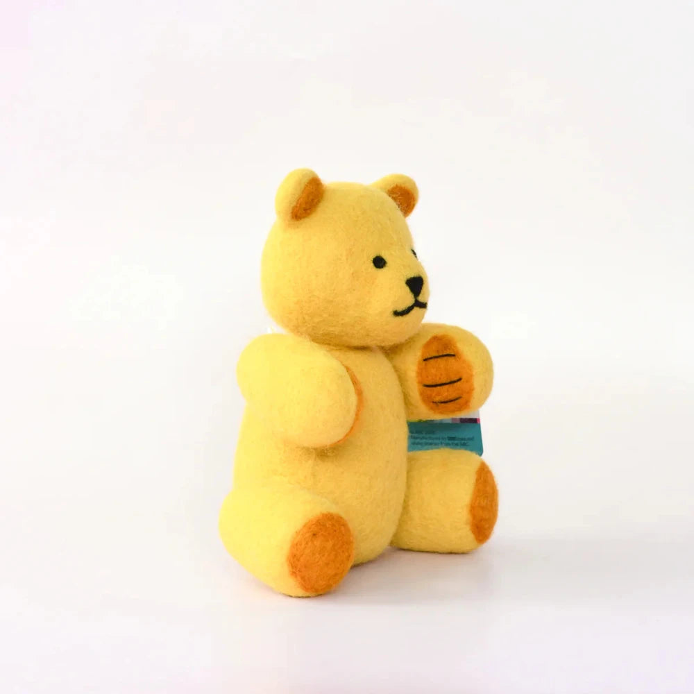 TARA TREASURES ABC PLAY SCHOOL FELT BIG TED TOY