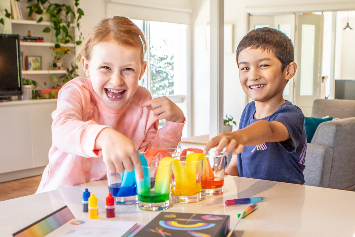 TIGER TRIBE RAINBOW LAB PLAYING WITH COLOUR