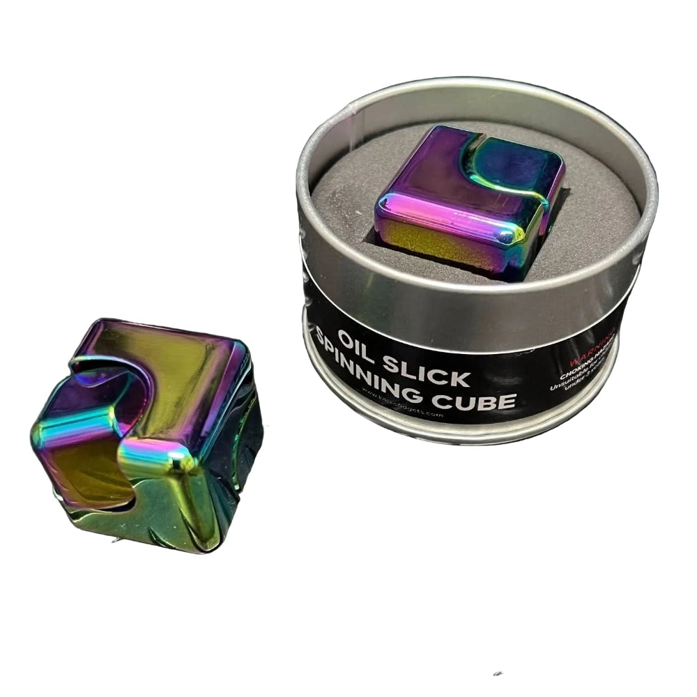 KAIKO METAL SPINNING CUBE OIL SLICK