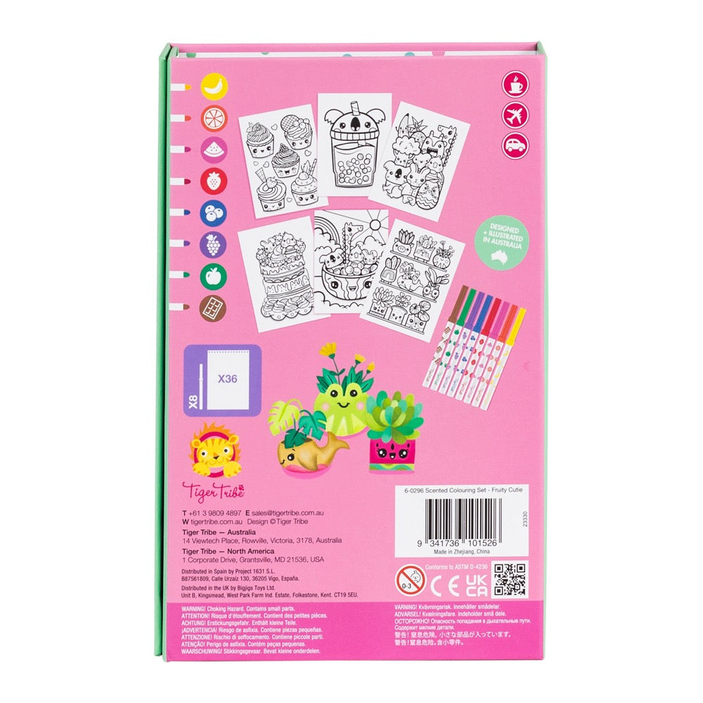 TIGER TRIBE SCENTED COLOURING FRUITY CUTIE