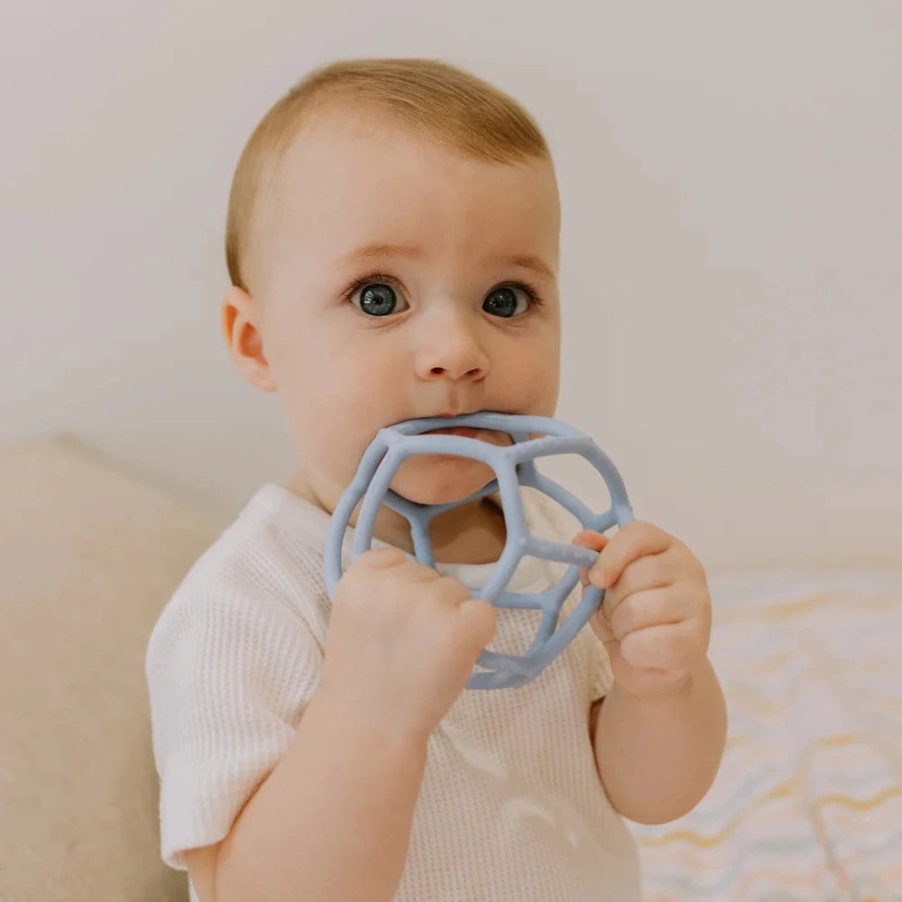 JELLYSTONE DESIGNS SILICONE SENSORY BALL SOFT BLUE