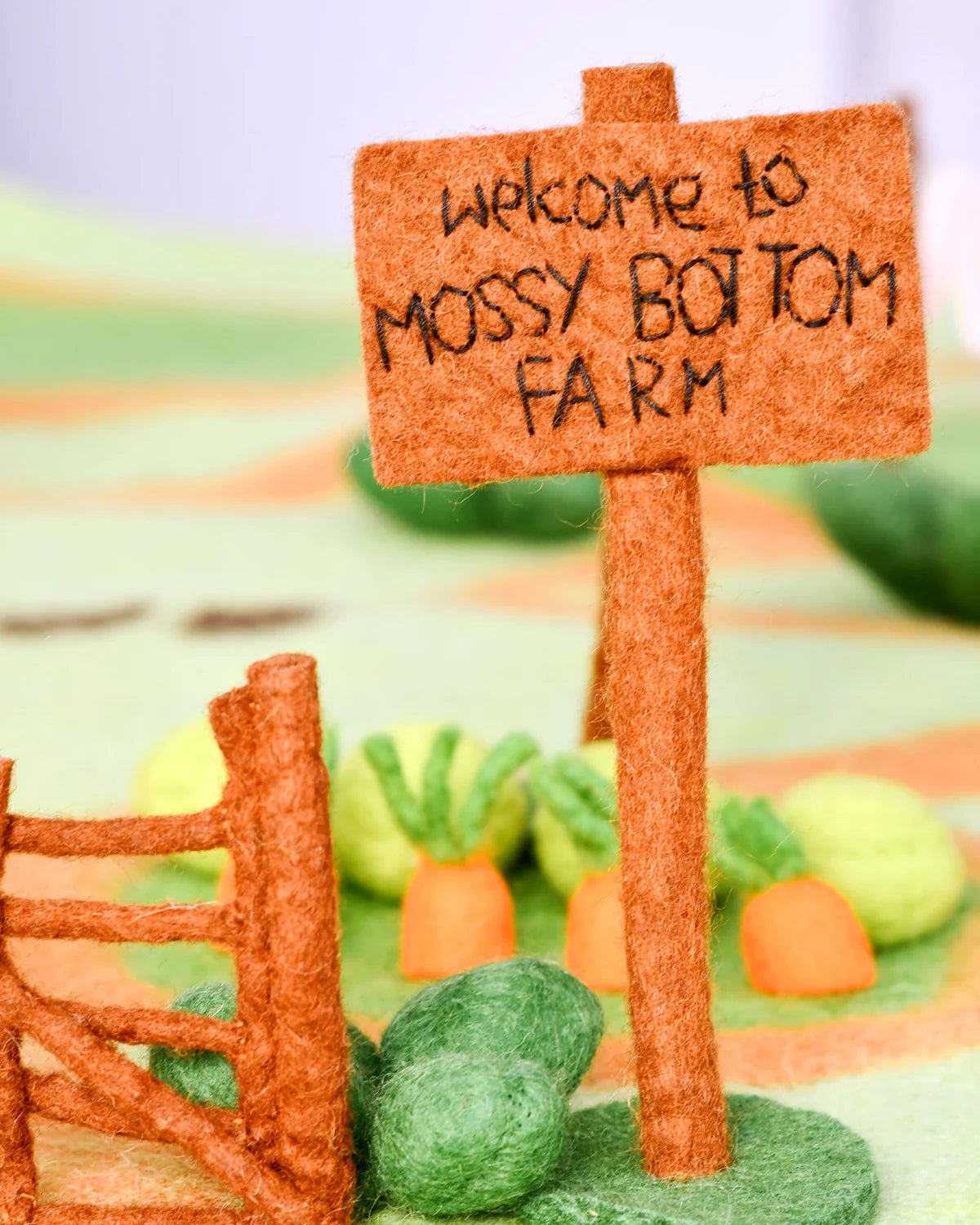 TARA TREASURES SHUAN THE SHEEP MOSSY BOTTOM FARM PLAY MAT