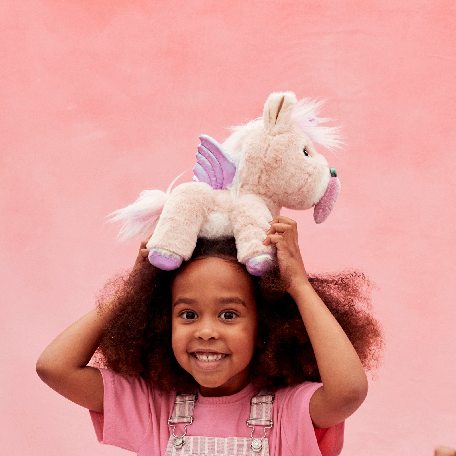 OLLIELLA DINKUM UNICORN PLUSH SHIMMER PINK