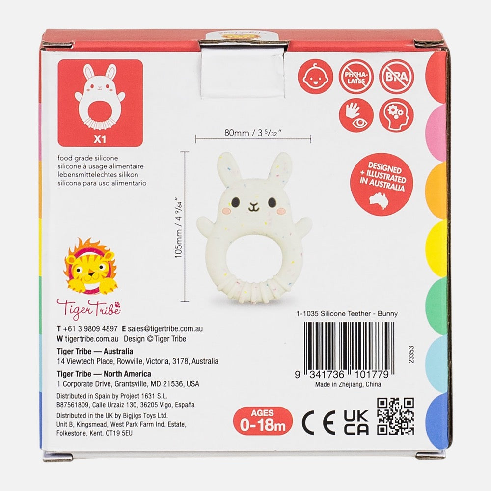TIGER TRIBE SILICONE BUNNY TEETHER