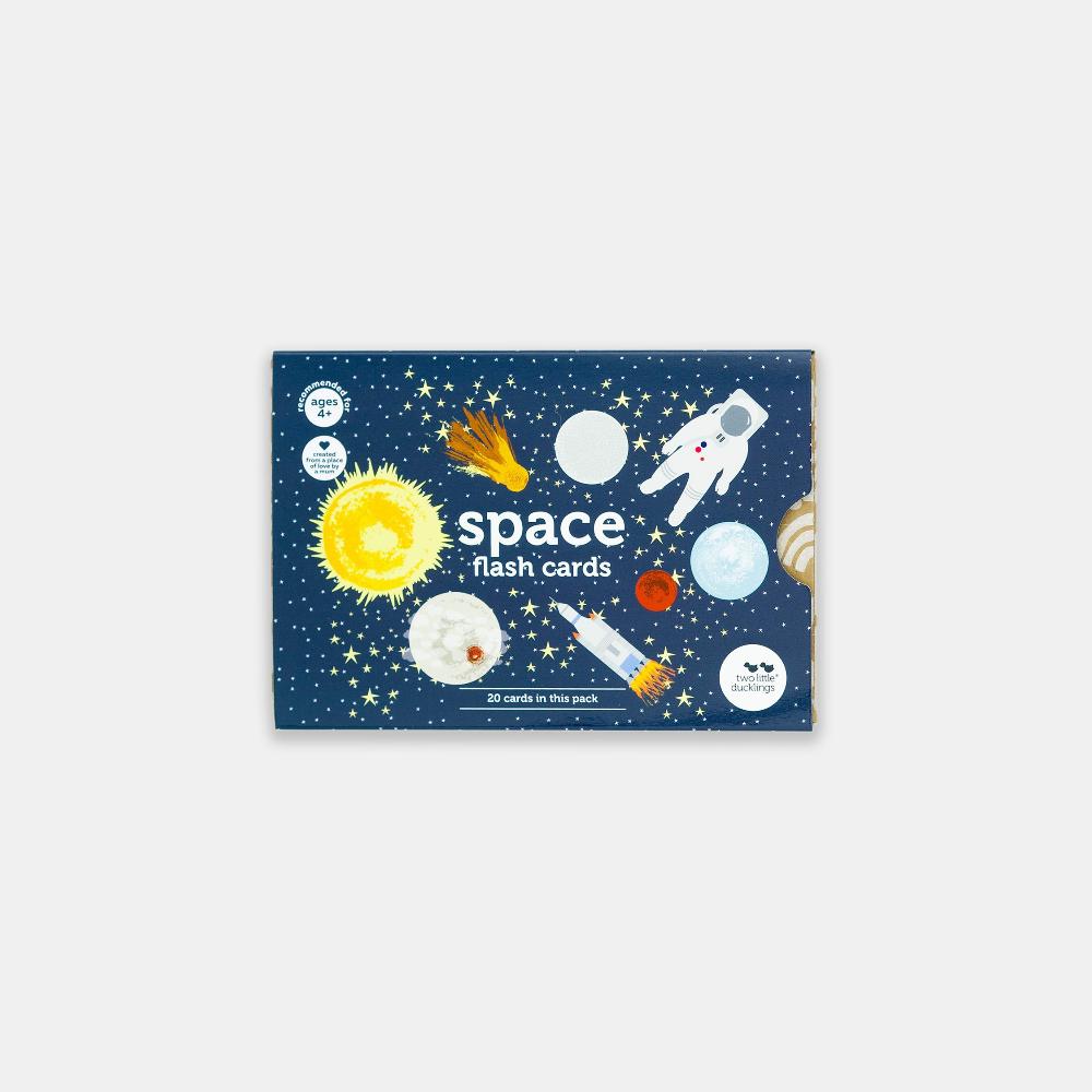 TWO LITTLE DUCKLINGS SPACE FLASH CARDS
